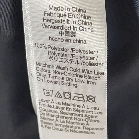 MADEWELL Midi Dress Women Medium Deep Indigo NEW Satin Utility NR775 *No Belt* - Picture 13 of 14